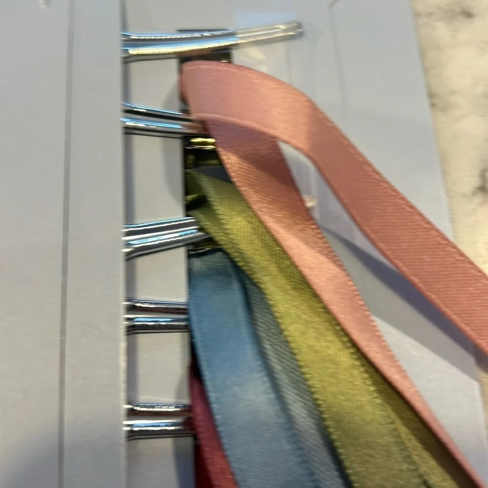 NWT Sunday State  set of 6 Hair clips bows ribbons